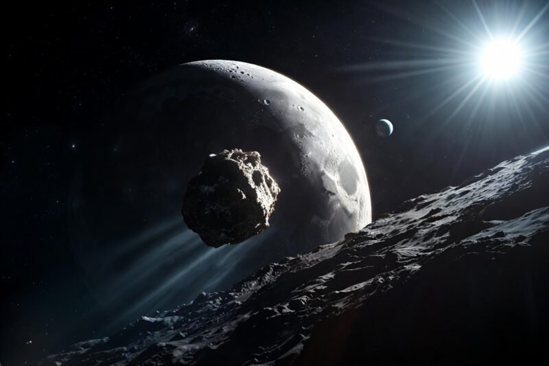 When an Earth-Approaching Asteroid Strikes the Moon: Scientific Effects and Global Implications