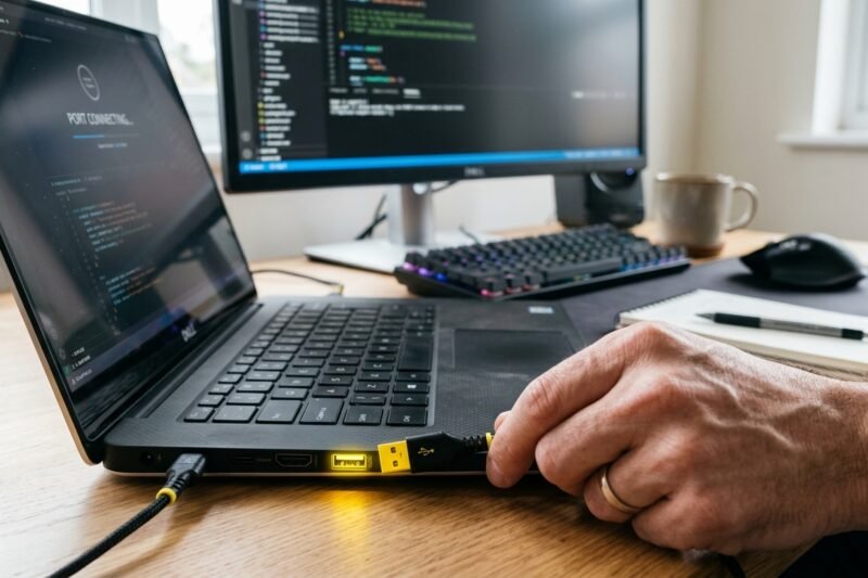 What It Really Means If You See a Yellow-Colored USB Port