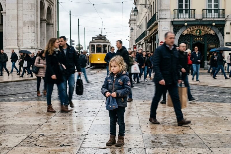 A Lost Child Stood Alone for Hours, and Most People Walked Right Past