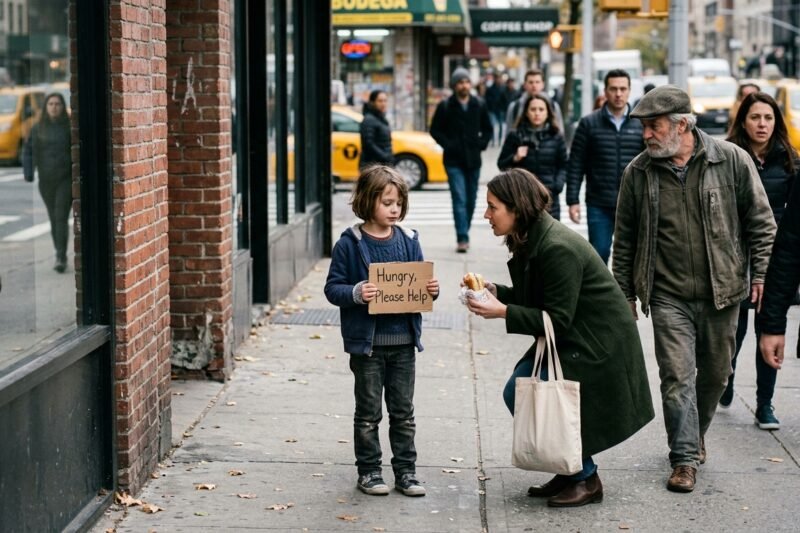A Child Told Strangers She Was Hungry, and Their Reactions Were Heartwarming