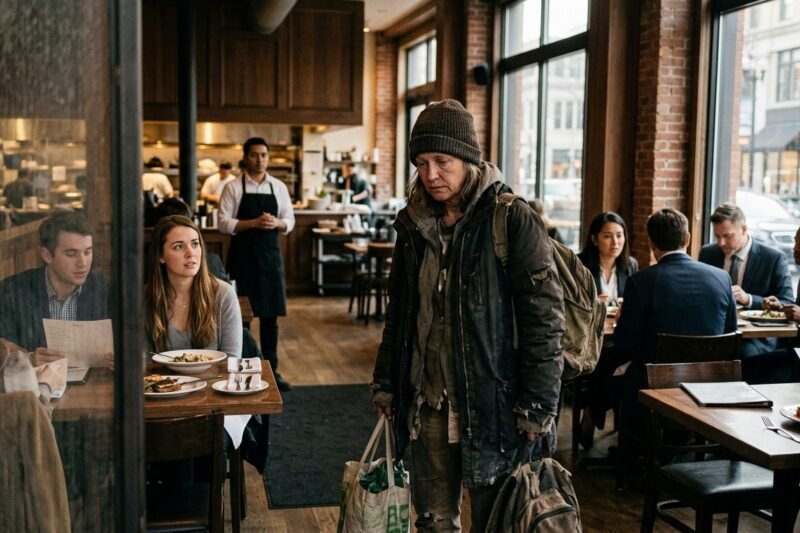 A Homeless Woman Was Denied Food at a Restaurant, Then Customers Stepped In