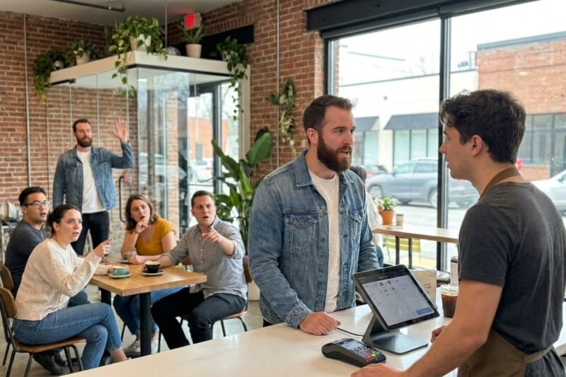 Coffee Shop Customers Thought They Were Seeing Double During This Twin Prank