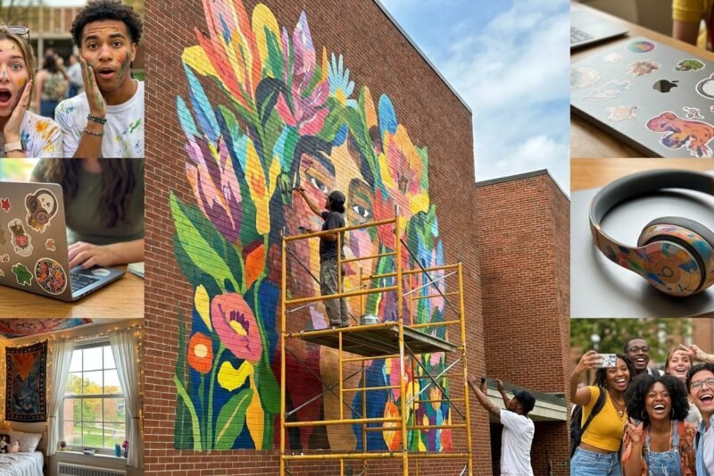 He Asked College Students to Let Him Paint Their Dorms, And The Results Were Unexpected